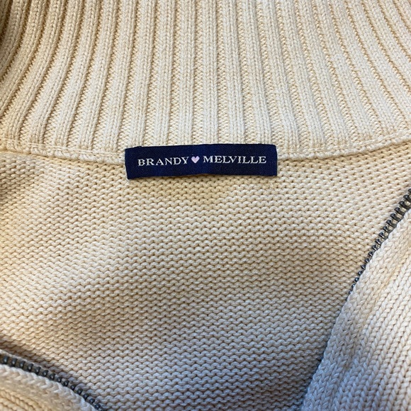 Brandy Melville Quarter Zip - Picture 2 of 4